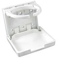Jr Products JR PRODUCTS 45624 Adjustable Cup Holder; White J45-45624